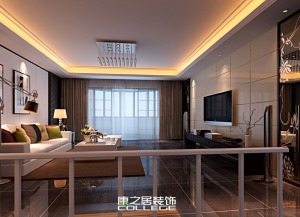 南昌锦天府三房现代风格设计布置结构案例
