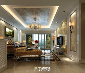 南昌紫荆城简约欧式风格三房装修家装设计案例