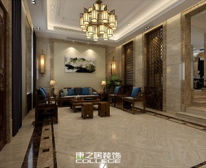 蓝光雍锦半岛新中式四房装修设计案例装修家装