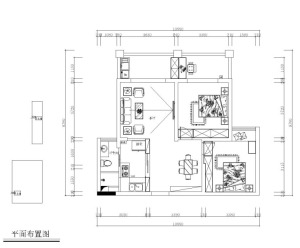 南昌和谐花园209平米复式别墅简欧风格平面布置图