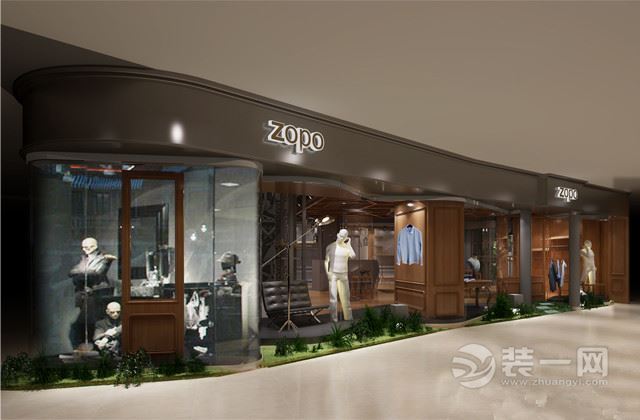 ZOPO品牌男装沙市分店装修效果图