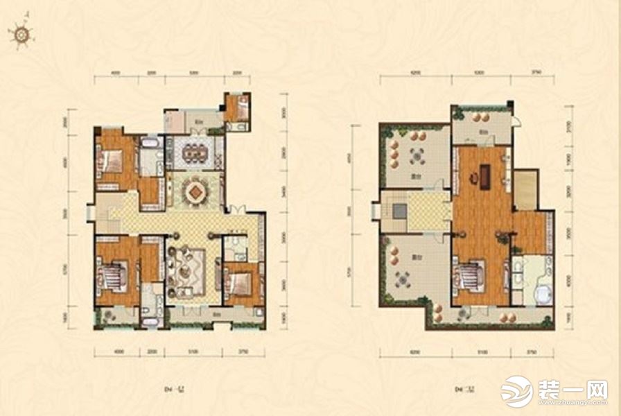 中建南湖壹号412㎡别墅户型图