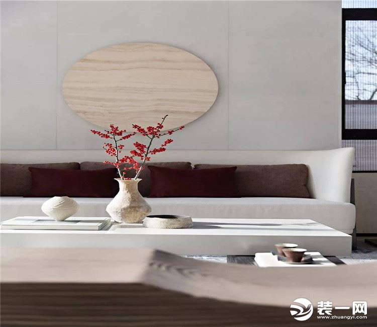 【众意装饰】加州橘郡260平 +新中式风格 +别墅  餐厅效果图