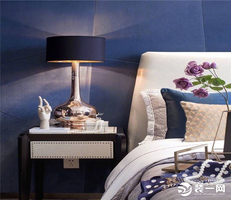 【众意装饰】万达御湖世家183平+ 现代风格 +三居室  卧室效果图
