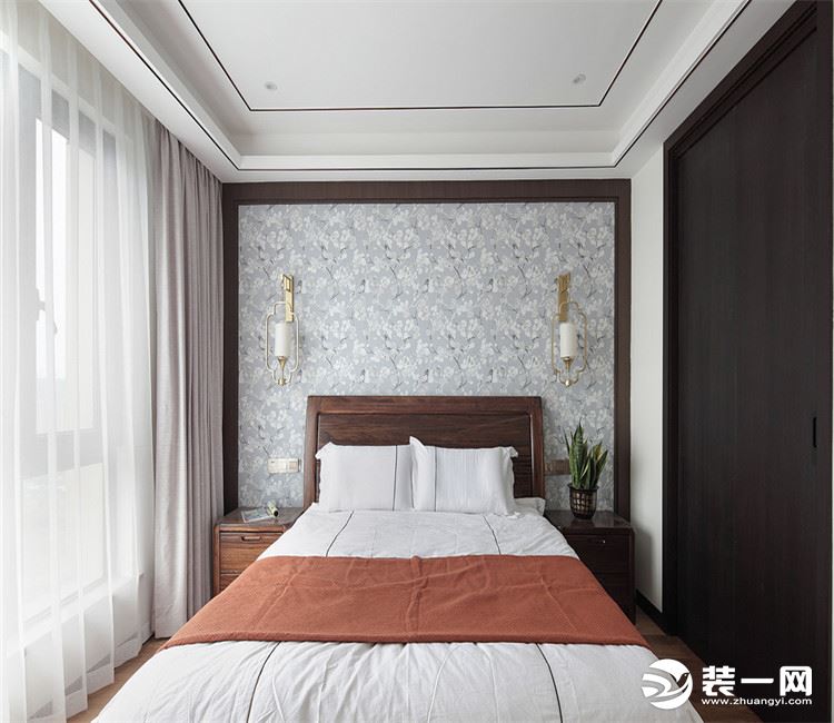 【众意装饰】中建文华星城125平 +现代风格 +三居室  卧室效果图