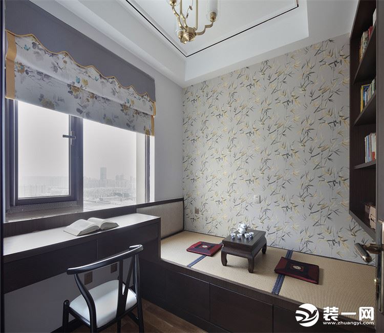 【众意装饰】中建文华星城125平 +现代风格 +三居室  书房效果图