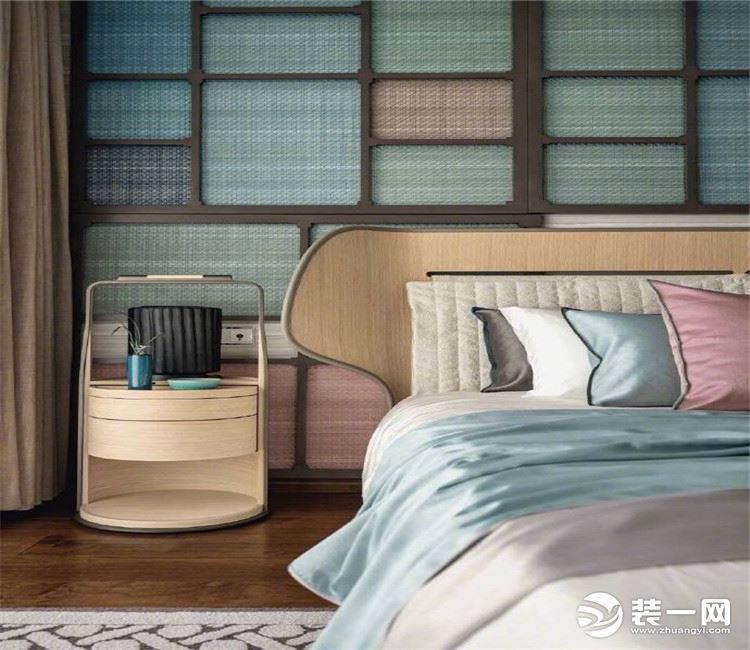 【众意装饰】汤逊湖壹号200平 +新中式风格+ 五居室  卧室效果图