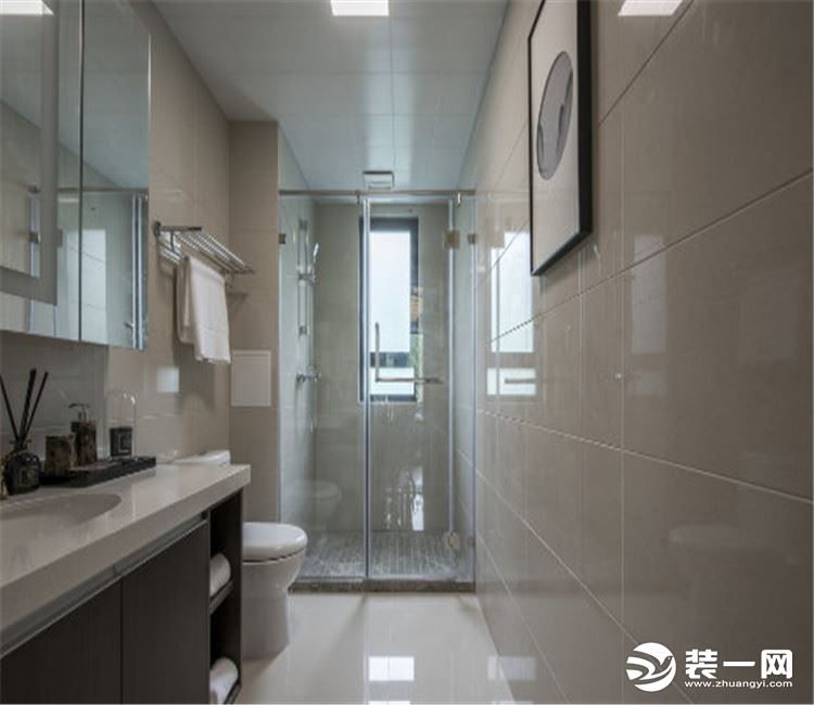 【众意装饰】广信万汇城127平 +新中式风格 +四居室 厨房效果图