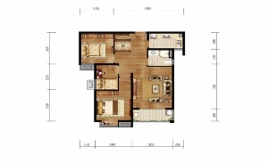 户型图  客厅：客厅宽敞舒适，会客方便；厨房：L型设计动线操作方便。