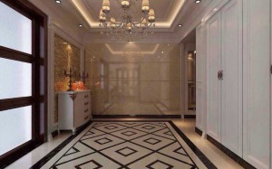 郑州亚新美好艺境175平三居室欧式风格装修过道