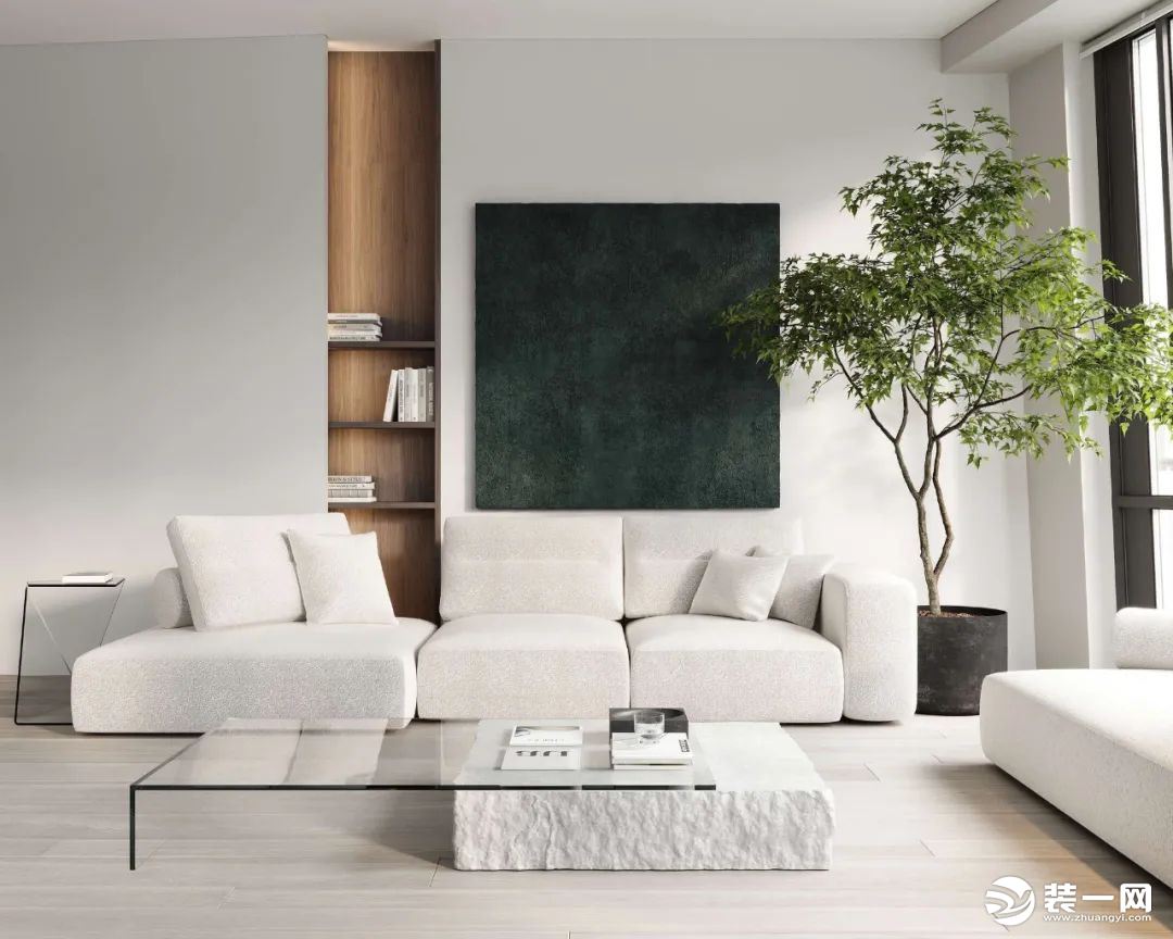 以简约为宗旨，用极致的设计演绎极简风格，打造宁静和谐的客厅空间。