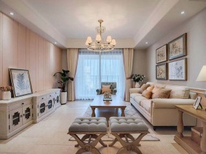 【拜斯達裝飾】華城新都123平美式三居室案例賞析