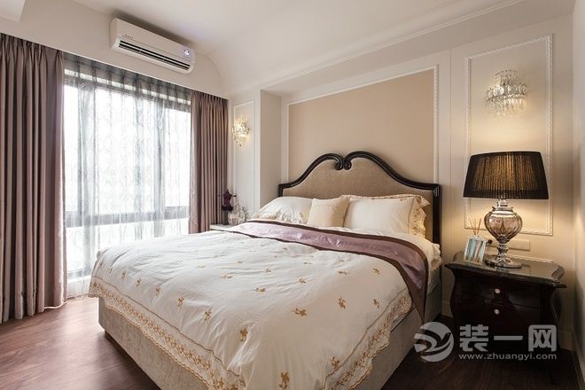 重庆乐置家装饰：90平 三居室 造价15万 新古典简约典雅时尚公寓卧室
