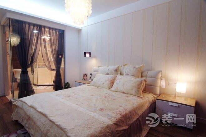 重庆乐置家装饰：100㎡三居室 造价12万 现代简约婚房实景案例赏析卧室