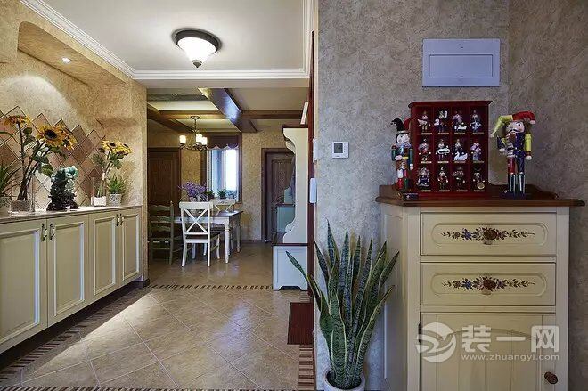 重庆乐置家装饰：105平 三居室 造价 18万 田园风格