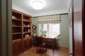 99平三居室美式风格书房装修效果图