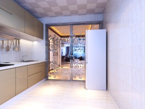 哈尔滨奥林小镇135平米两居室现代风格厨房