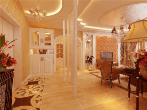 哈尔滨盛和世纪125平米两居室欧式风格走廊
