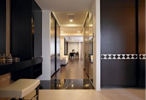 哈尔滨北岸明珠141平米两居室现代风格走廊