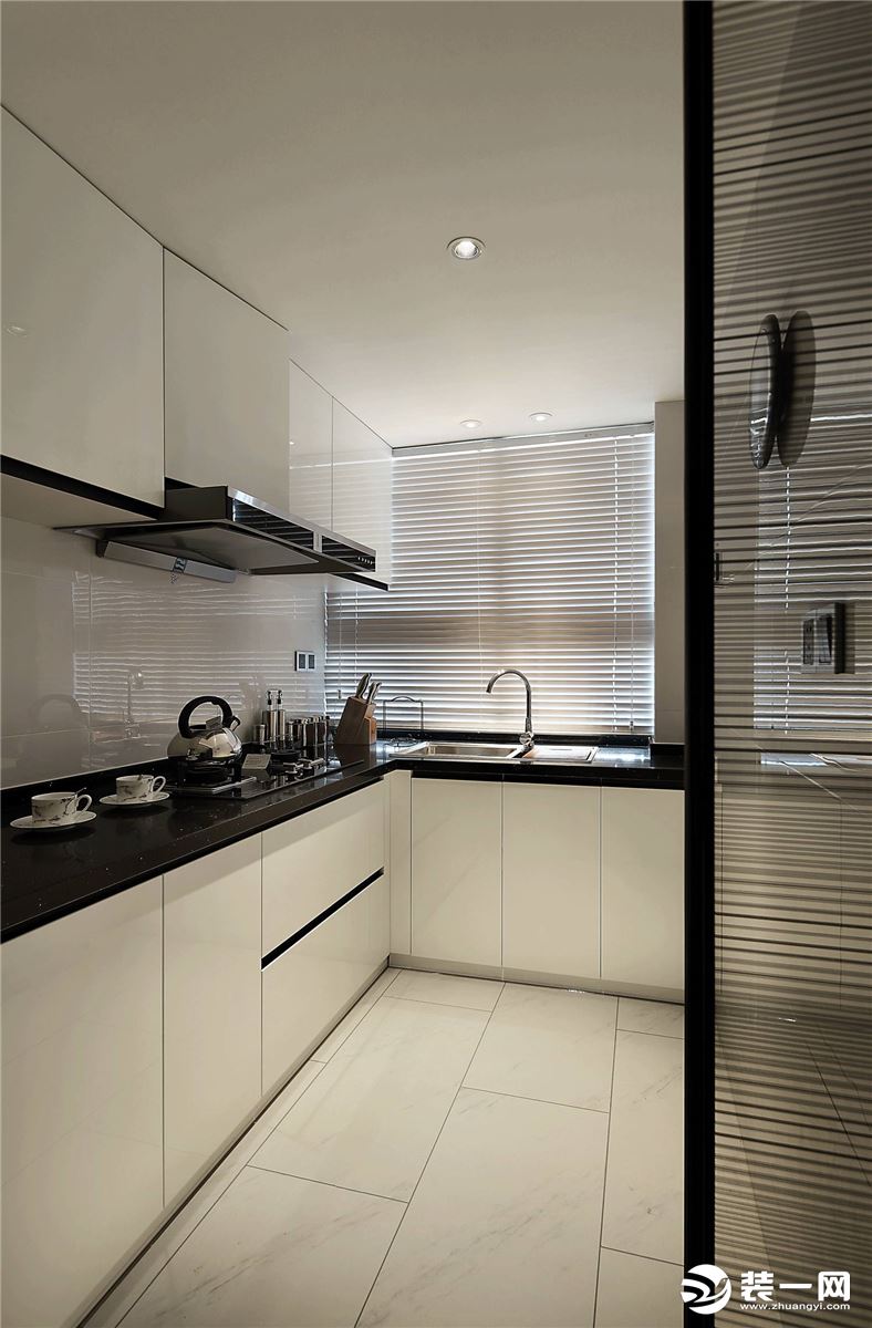 【今朝装饰】阳光台365小区135平米现代简约风格设计  厨房装修设计