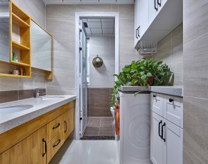 西安枫林绿洲130平米老房改造设计 厨房装修设计参考