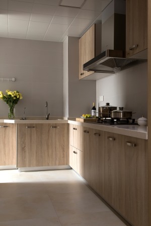 110㎡小三居北欧风格装修设计   厨房装修设计