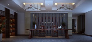 【苏州东易日盛】庆园360平米中式风格装修效果图