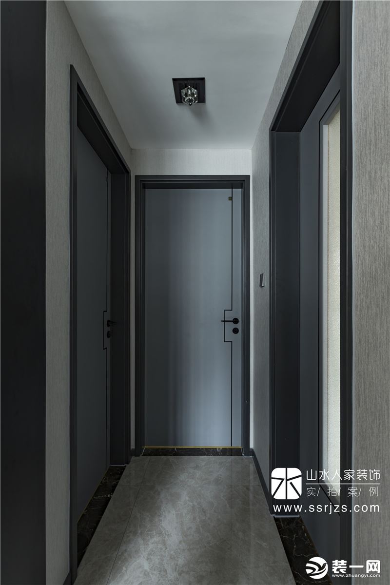 【武汉山水人家装饰】凯旋名邸90平两室两厅+走廊 现代风格家装实景案例