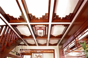 【山水人家装饰】新华联青年城280平中式家装实景案例图