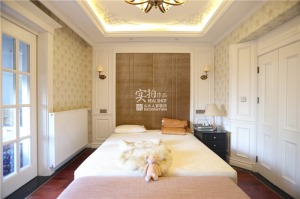 【山水人家装饰】金融国际250平大平层新古典卧室装饰装修效果图