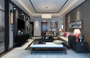 正弘澜庭叙王先生130平新中式打造完美家居。