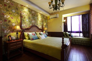 卧室东南亚风格装修效果图