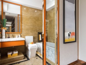 保利居上164平欧式风格卫浴间装修效果图