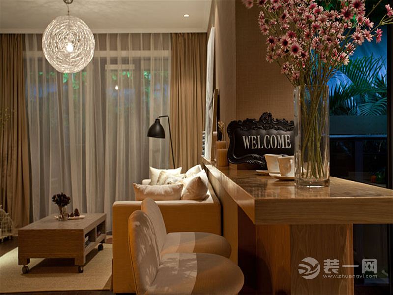郁金香公寓 二居室 69平 造价 8万现代风格
