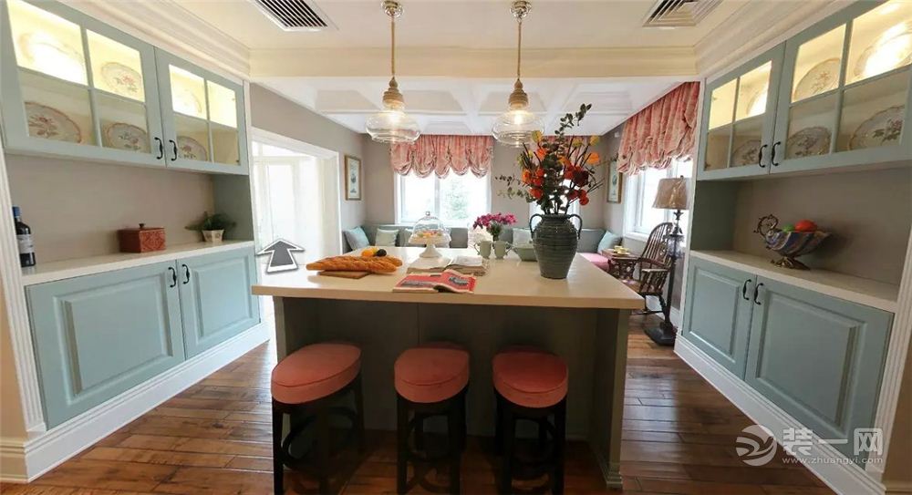 财信沙滨 三居室 119平三居室 造价21万 欧式风格厨房