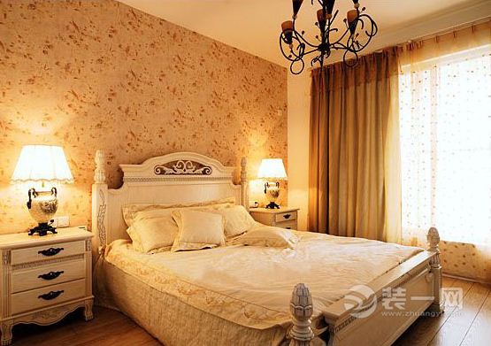 爱特装饰—翔龙江畔 三居室 118平 造价16万 欧式风格卧室
