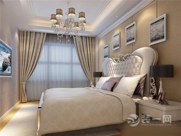 爱特装饰—融创凡尔赛 二居室 69平造价9万 北欧风格卧室