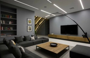 爱特装饰—一居室 35平 造价 4万 现代公寓简单大气的客厅