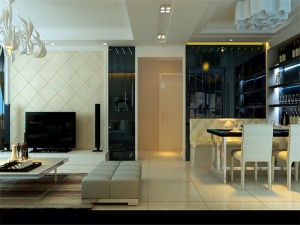 银翔翡翠谷 三居室 123平 造价13万 现代风格