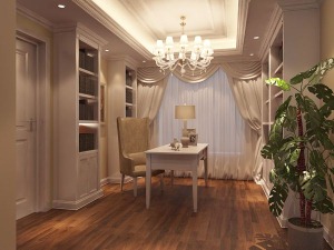 爱特装饰—翔龙江畔 三居室 118平 造价16万 欧式风格