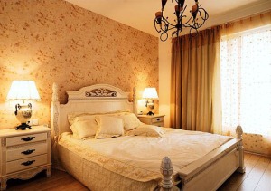 爱特装饰—翔龙江畔 三居室 118平 造价16万 欧式风格卧室