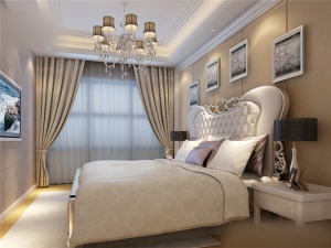 爱特装饰—融创凡尔赛 二居室 69平造价9万 北欧风格卧室