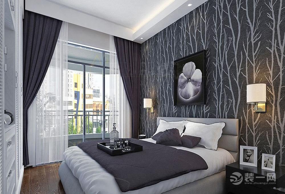 重庆乐尚装饰 尚林汇景 73平 二居室 造价15万 现代风格 卧室