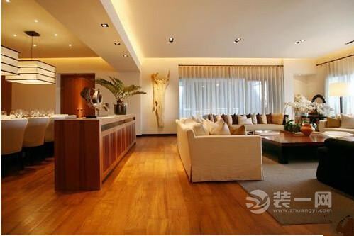 乐尚装饰 北岸江山 130平 四居室 造价30万 中式  客厅