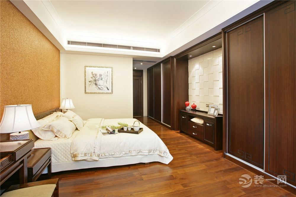 乐尚装饰 十里南山 220平 复试 造价31万 中式风格 卧室