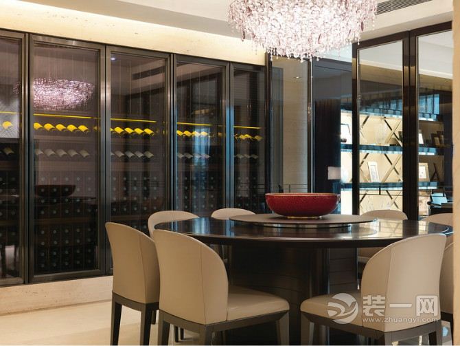 乐尚装饰 凤凰湾 130平 四居室 造价19万 现代 餐厅