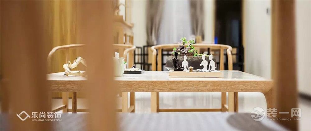 乐尚装饰 奥园云水间 118平三居室 造价16万 中式 餐桌