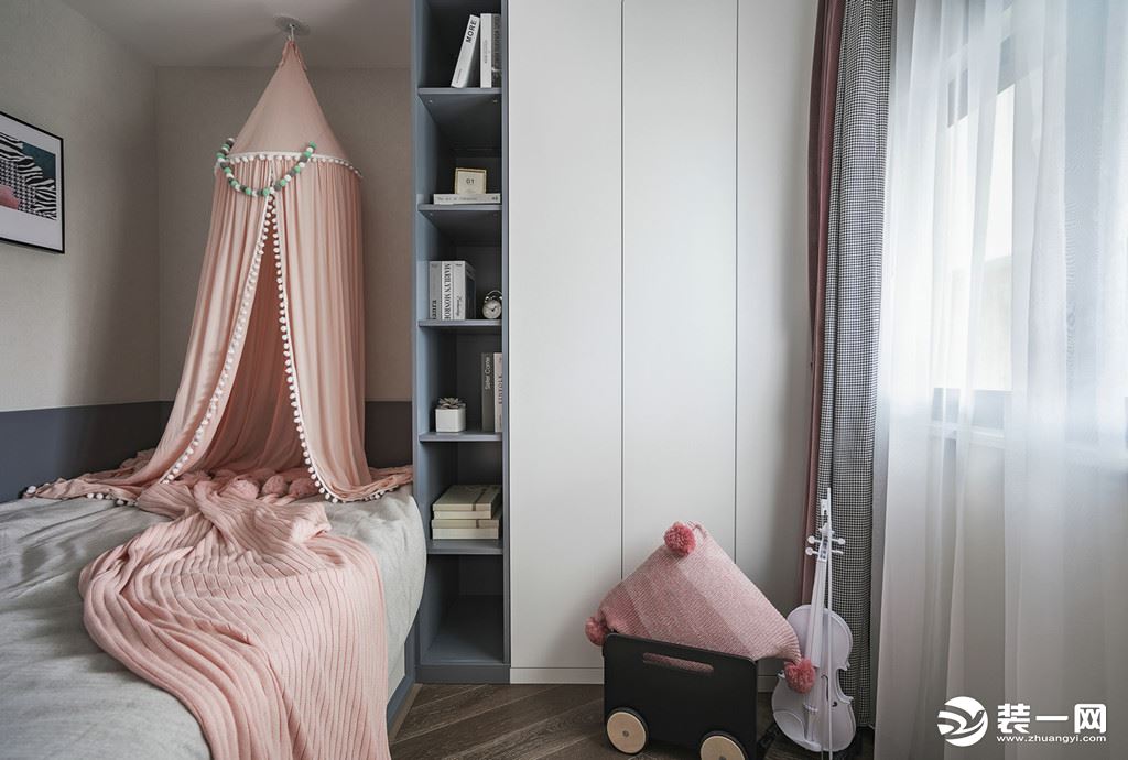 重庆乐尚装饰丨凡尔赛现代装修风格设计案例卧室效果图