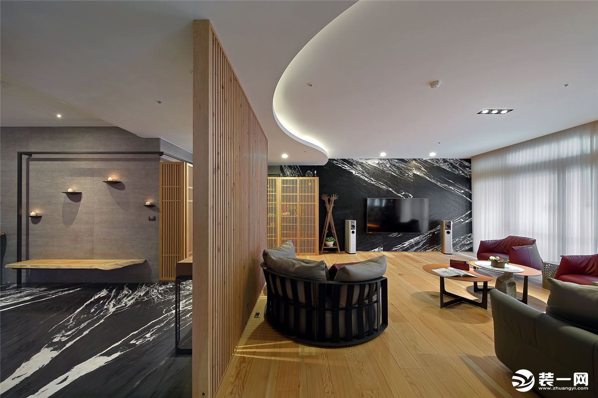 重庆乐尚装饰丨协信星麓原150平米现代风格客厅效果图