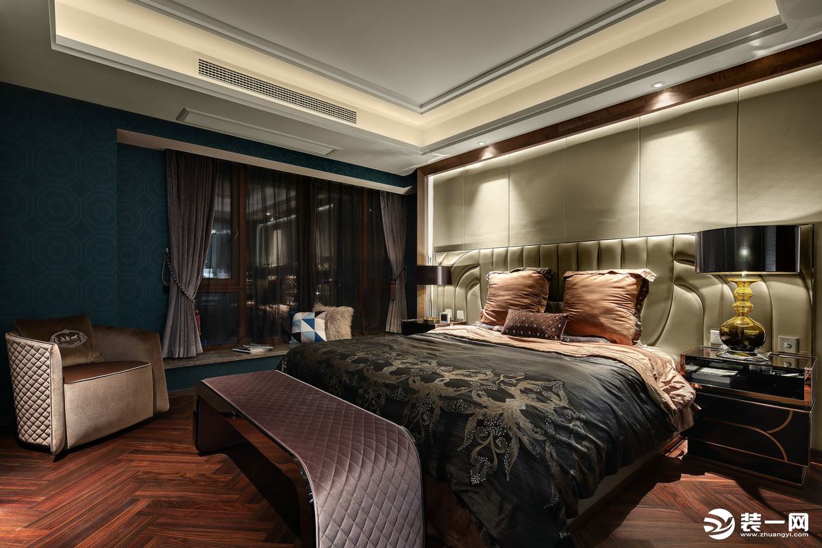 重庆乐尚装饰丨西宸原著134平米现代风格卧室效果图